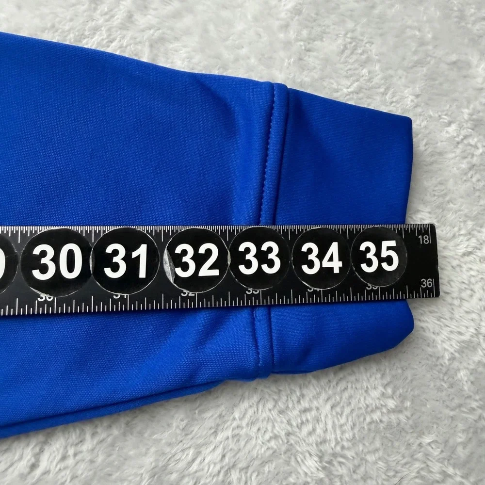 The North Face Hoodie Mens Large Blue Full Zip Fleece Jacket T201